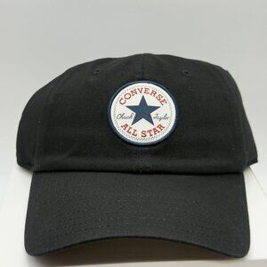 Converse All Star Black Baseball Cap OS New Ball Cap Classic Design